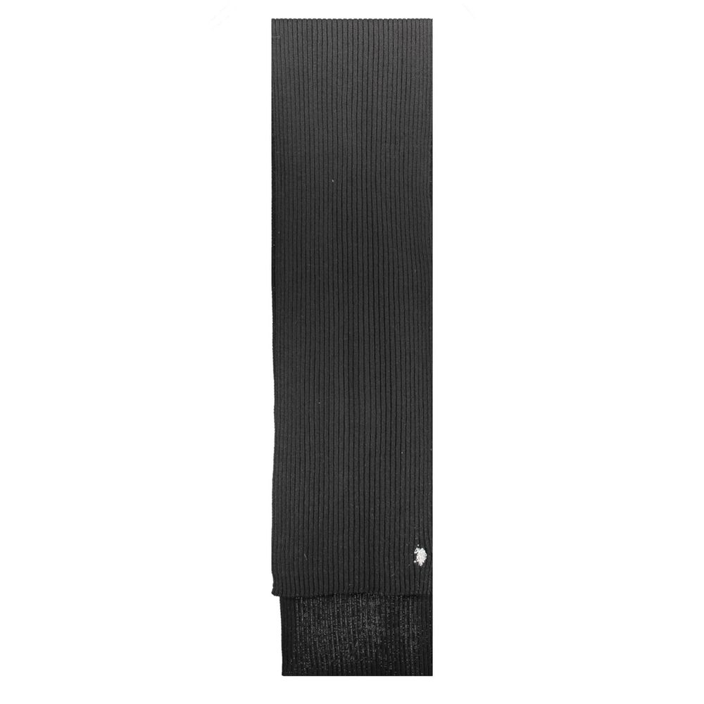 U.S. POLO ASSN. Black Wool Men's Scarf U.S. POLO ASSN.