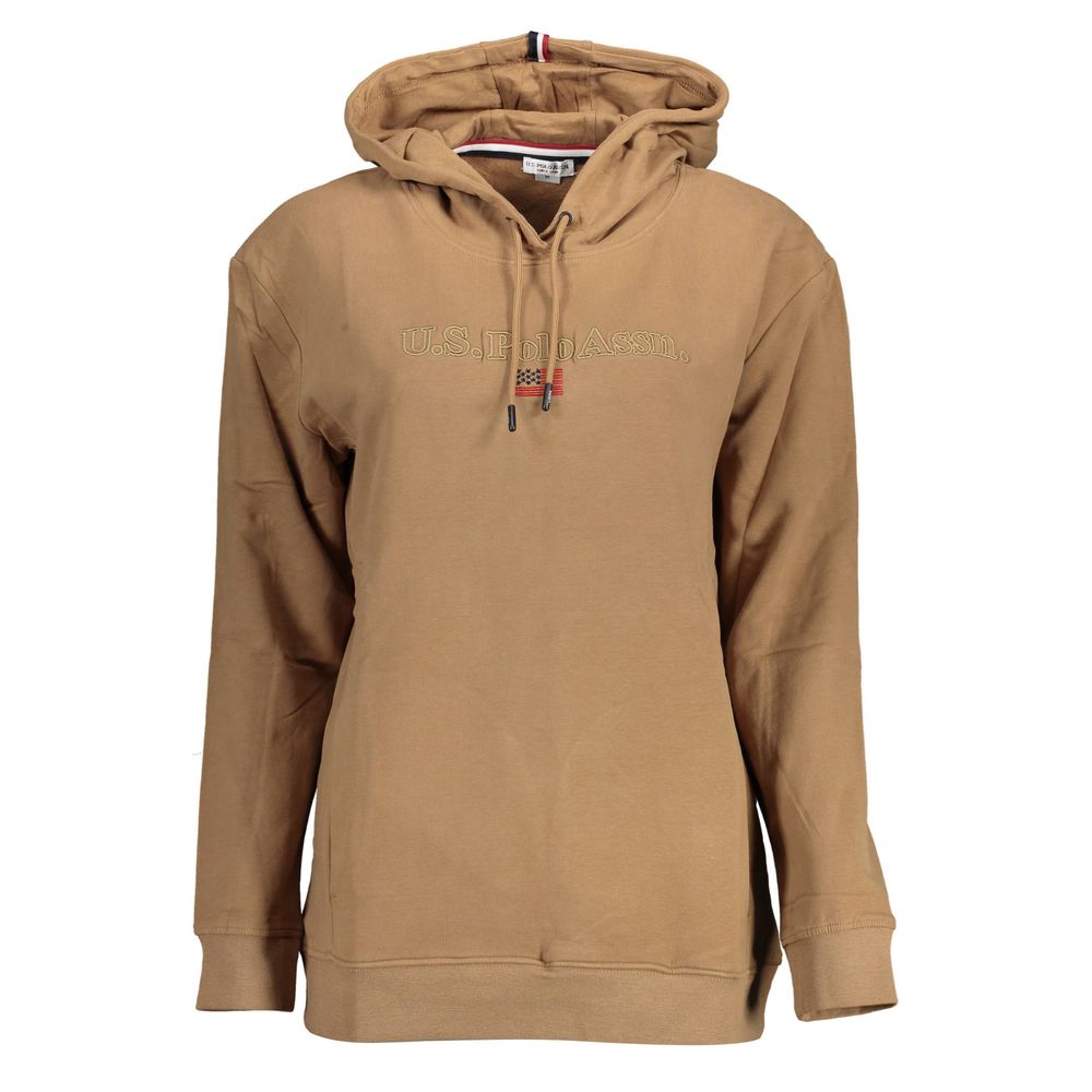 U.S. POLO ASSN. Brown Cotton Womens Sweatshirt