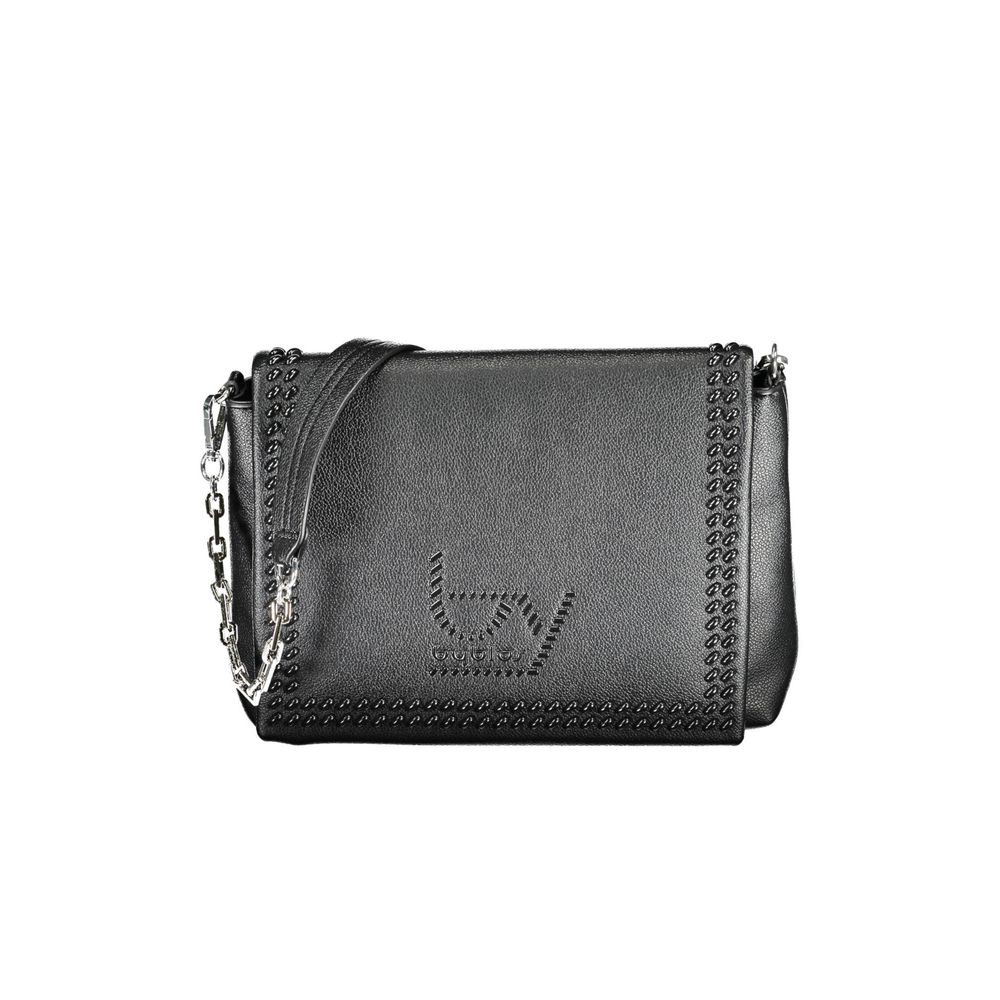 BYBLOS Black Polyurethane Women Handbag