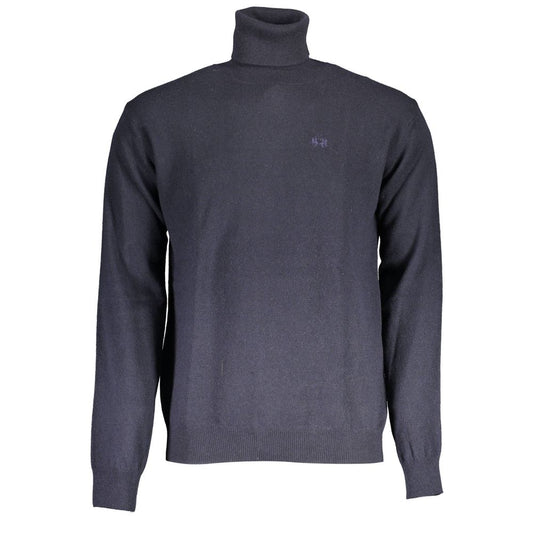 La Martina Blue Wool Sweater La Martina