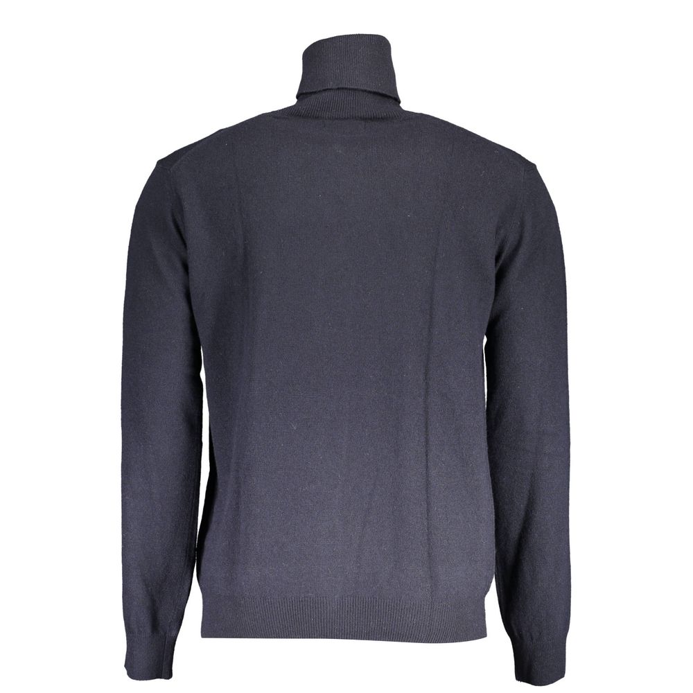 La Martina Blue Wool Sweater La Martina