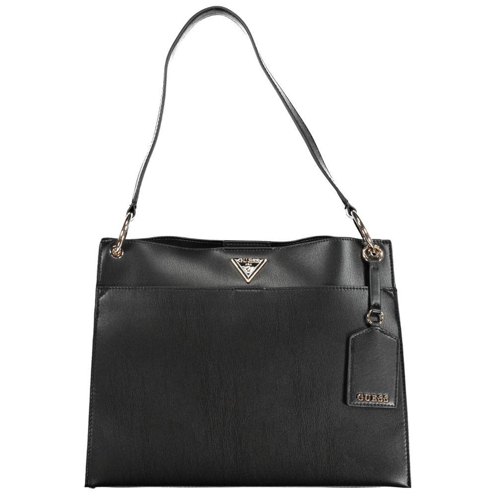 Guess Jeans Black Polyethylene Handbag Guess Jeans
