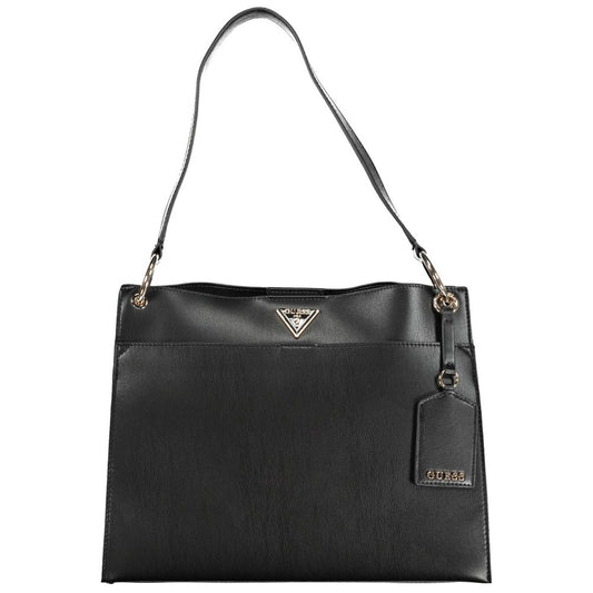 Guess Jeans Black Polyethylene Handbag Guess Jeans