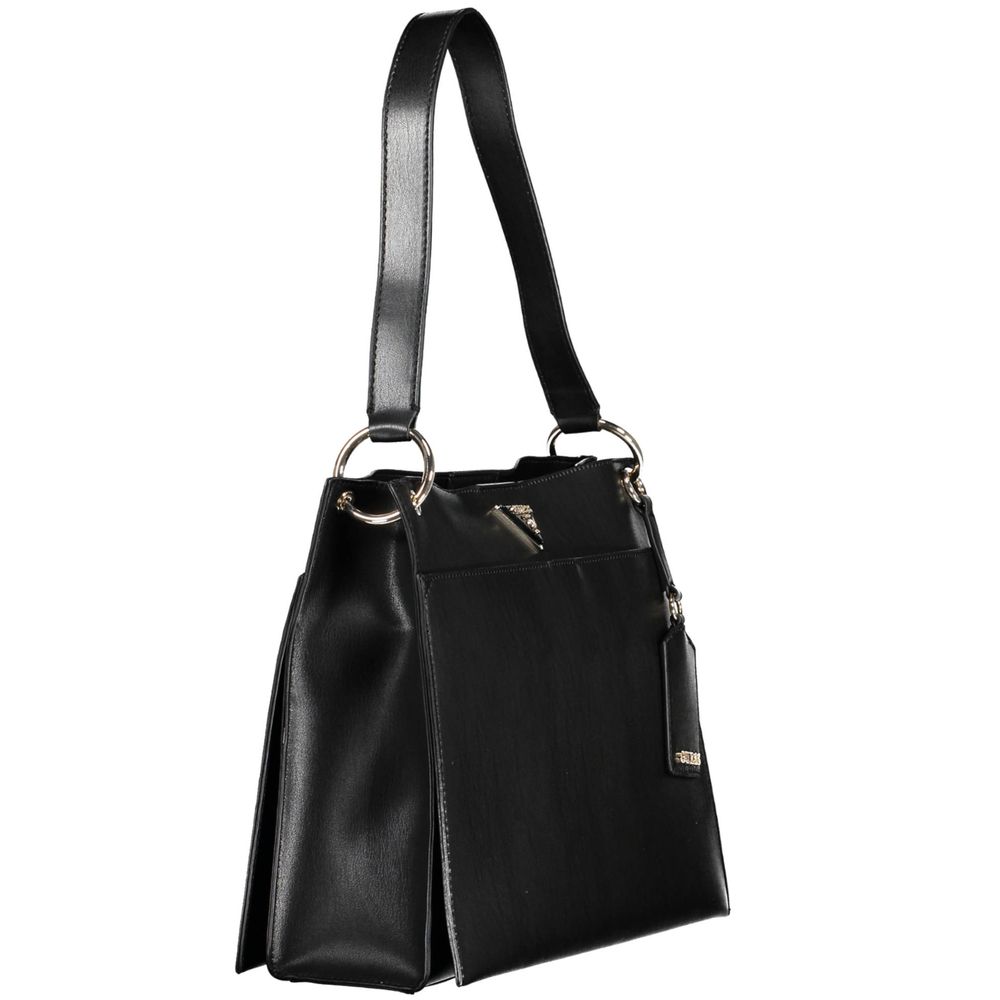 Guess Jeans Black Polyethylene Handbag Guess Jeans