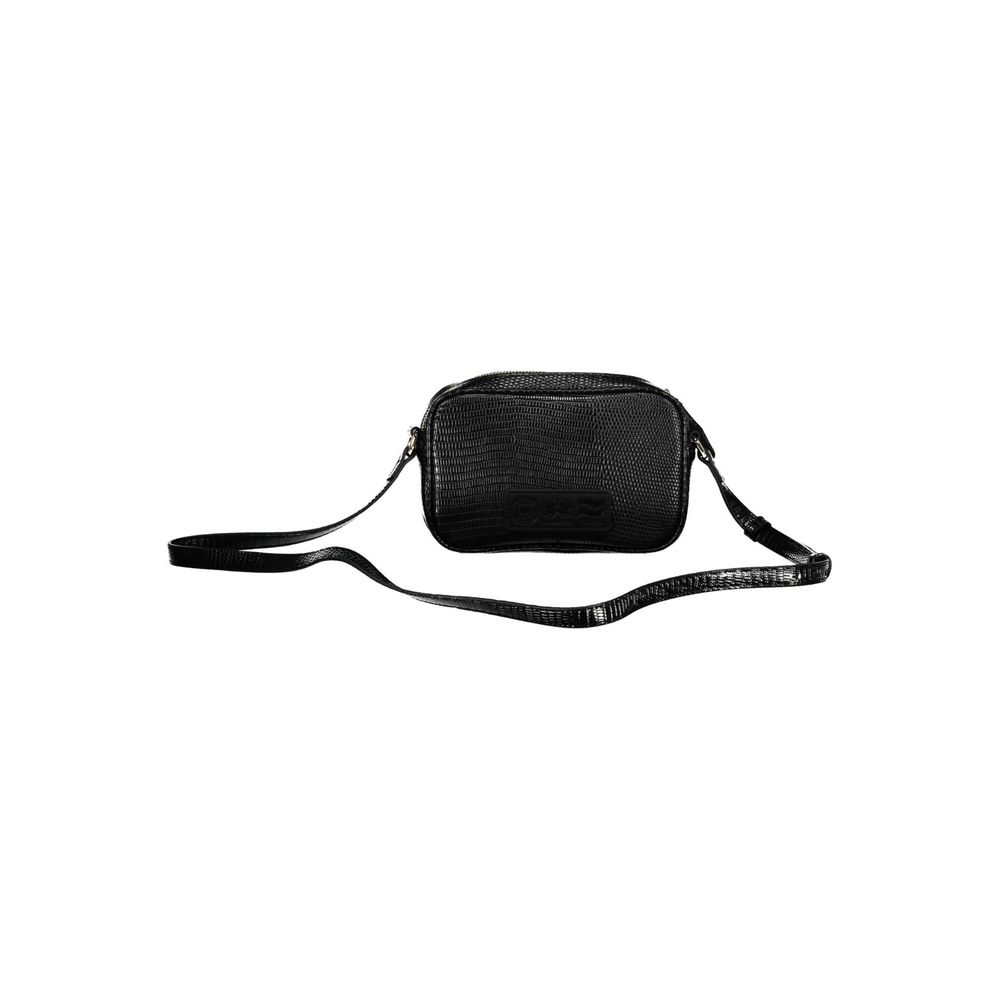 La Martina Black Polyethylene Handbag La Martina
