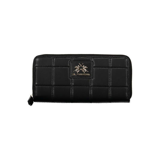 La Martina Black Polyethylene Handbag La Martina