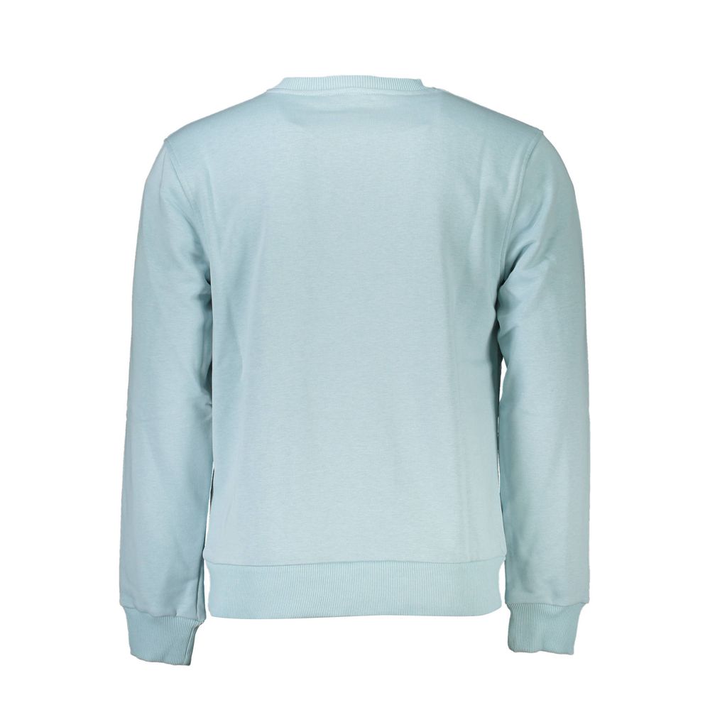 Cavalli Class Blue Cotton Sweater Cavalli Class
