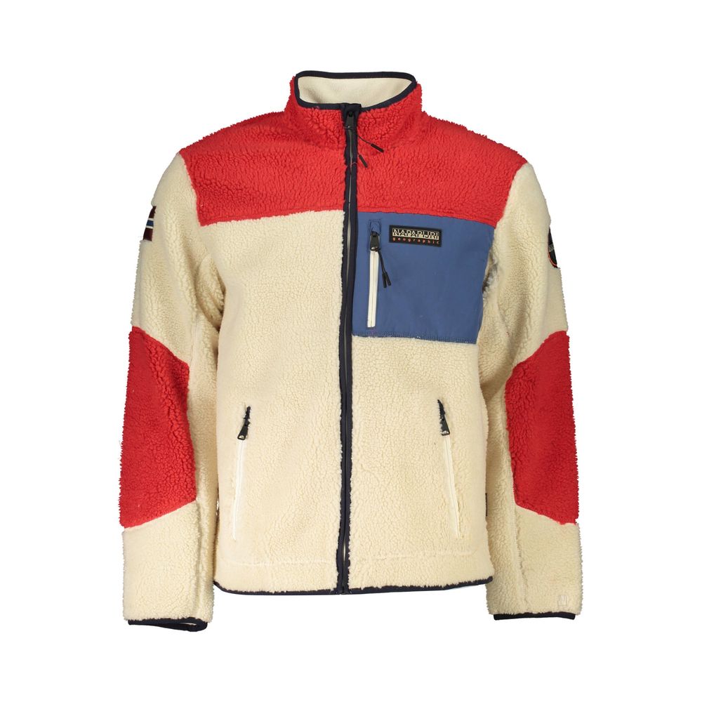 Napapijri White Polyester Jacket Napapijri