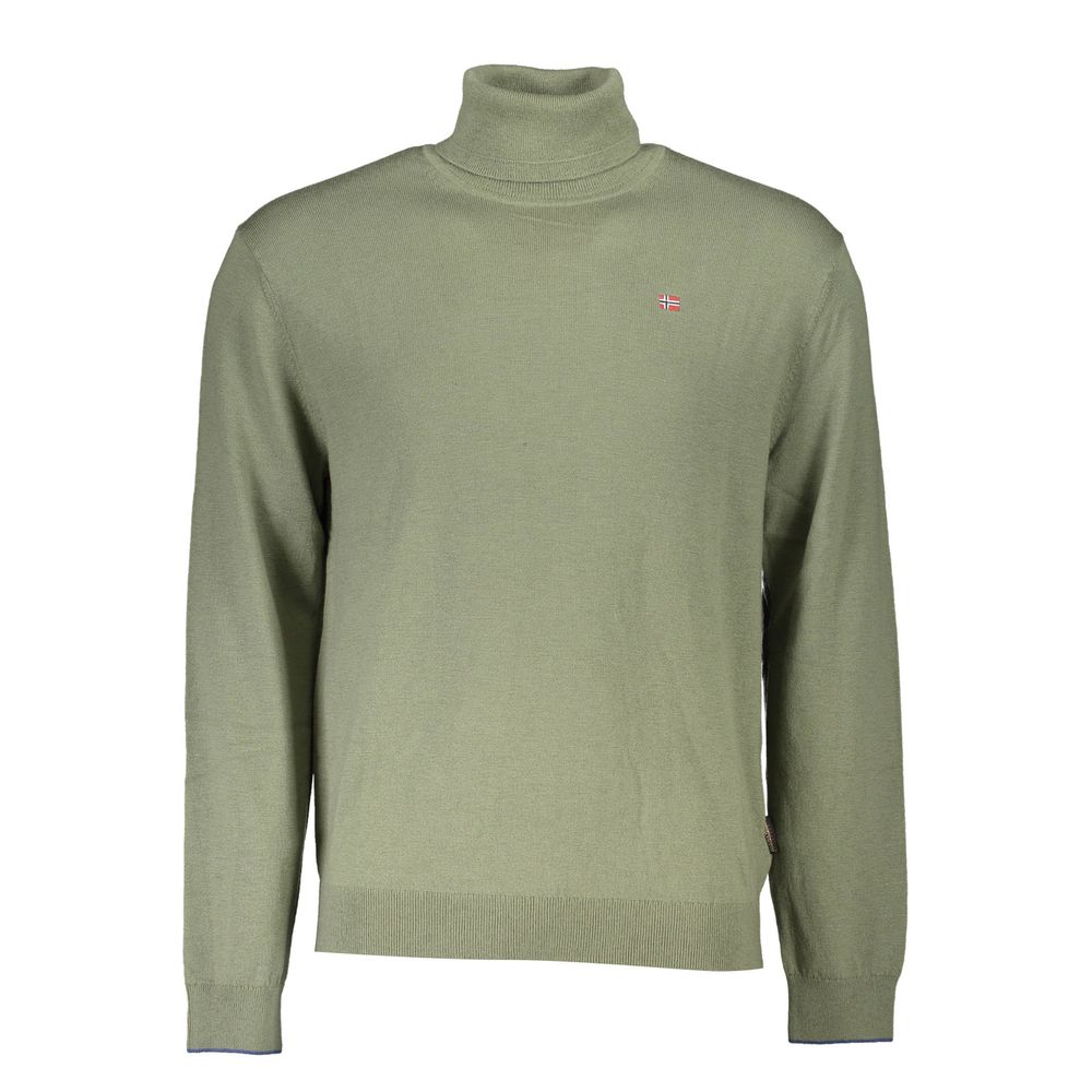 Napapijri Green Wool Sweater Napapijri