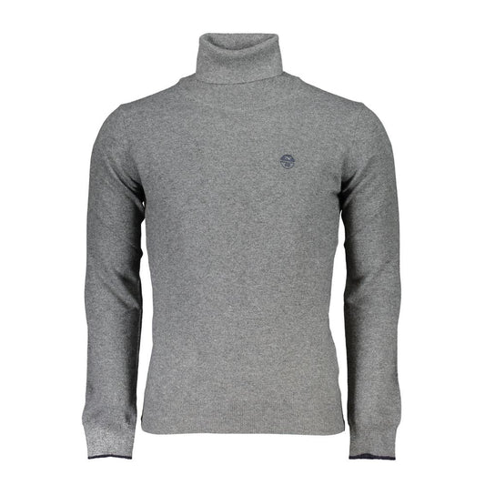 North Sails Gray Fabric Sweater North Sails
