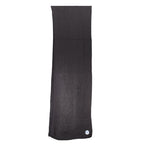 North Sails Black Cotton Men Scarf North Sails