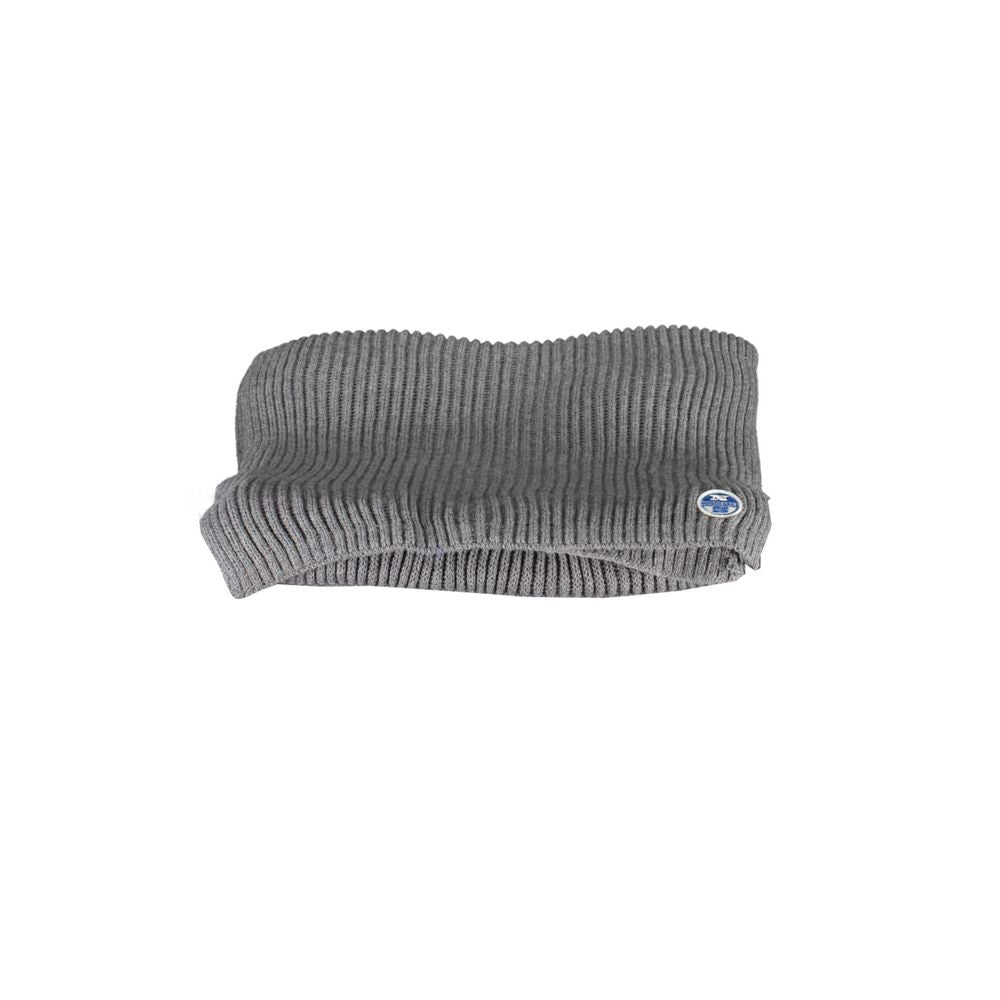 North Sails Grigio Cotton Men Scarf North Sails