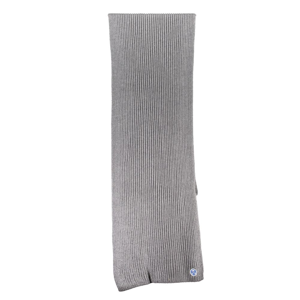 North Sails Grigio Cotton Men Scarf North Sails