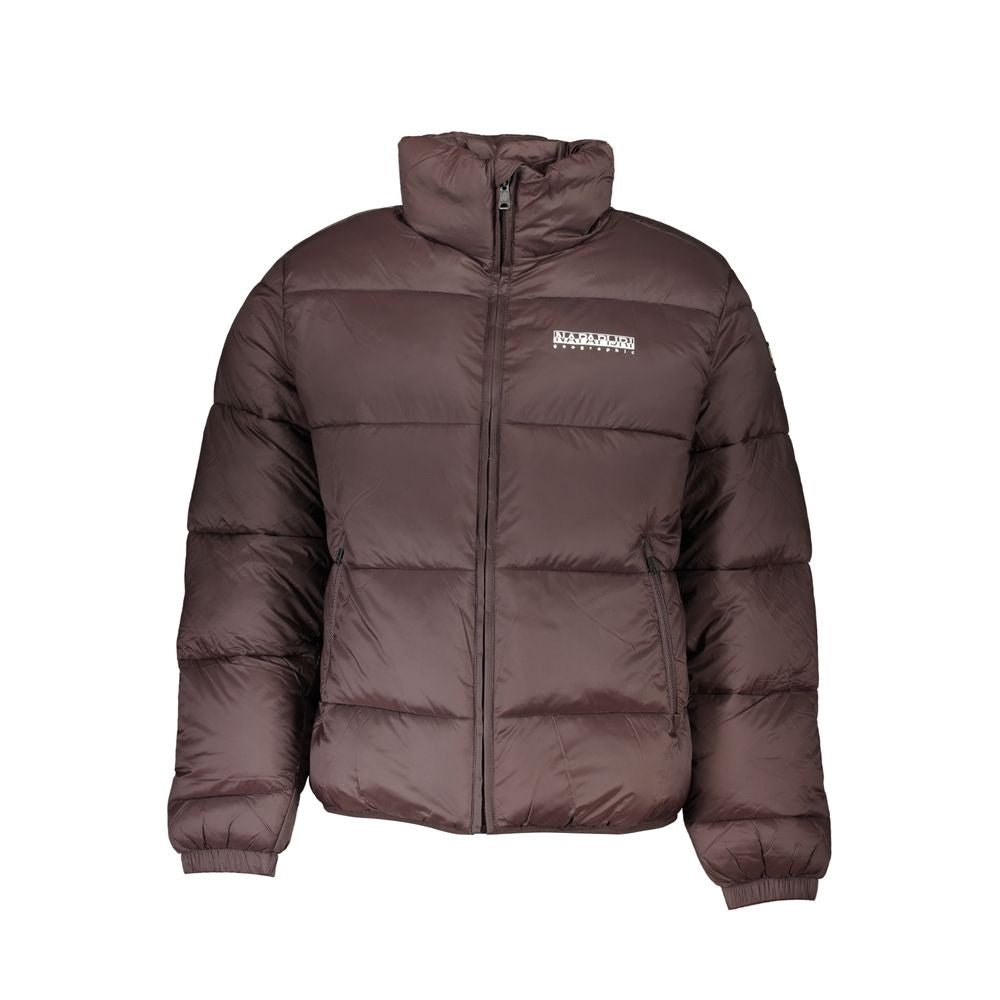 Napapijri Brown Polyamide Jacket Napapijri