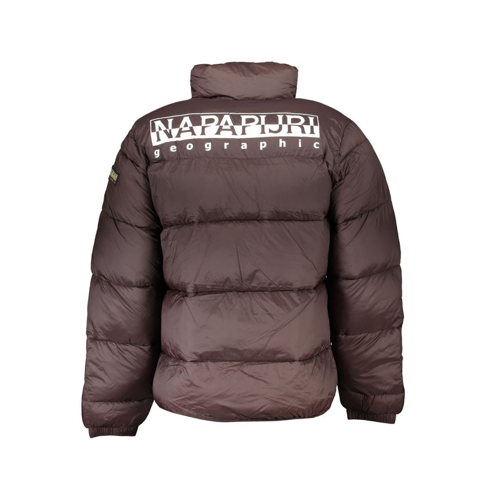 Napapijri Brown Polyamide Jacket Napapijri