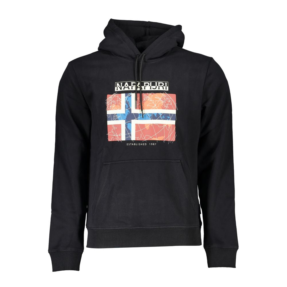 Napapijri Black Cotton Sweater Napapijri