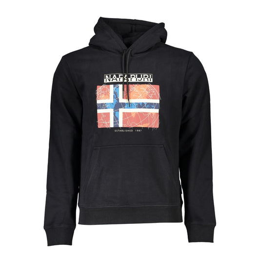 Napapijri Black Cotton Sweater Napapijri