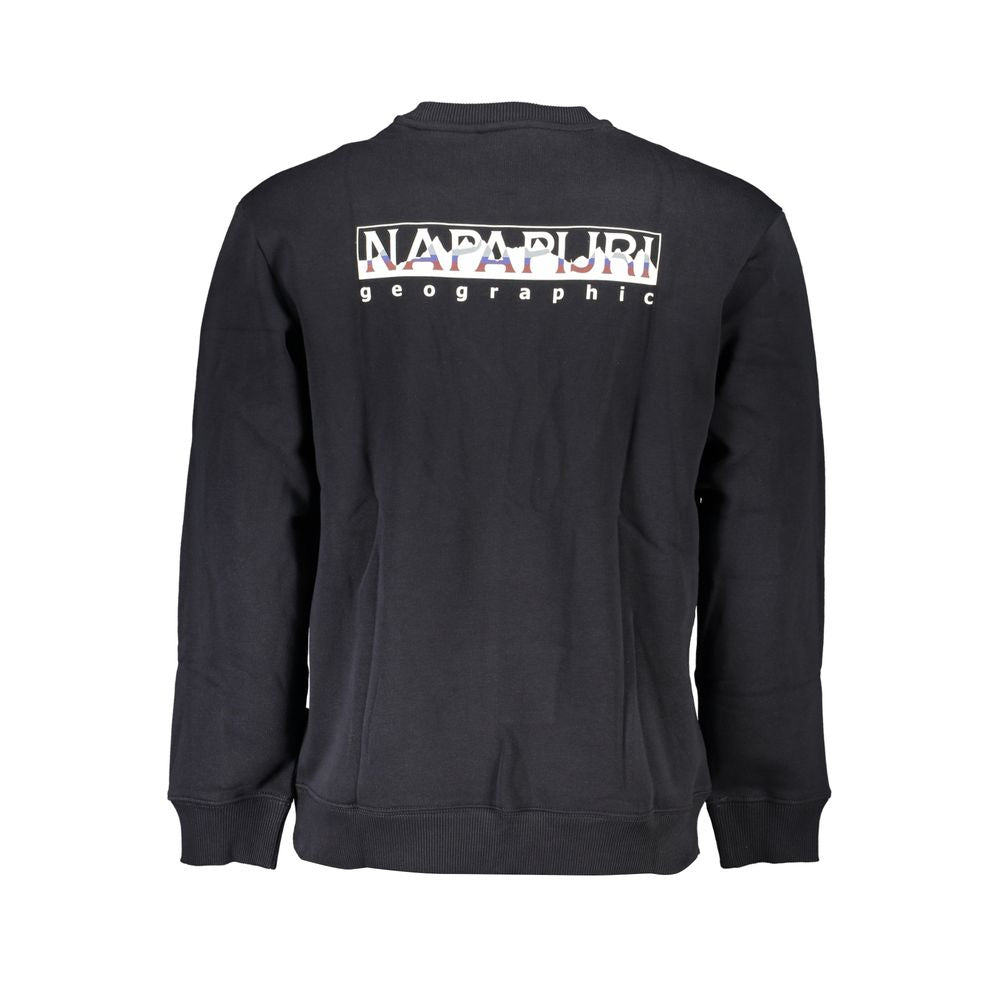 Napapijri Black Cotton Sweater Napapijri