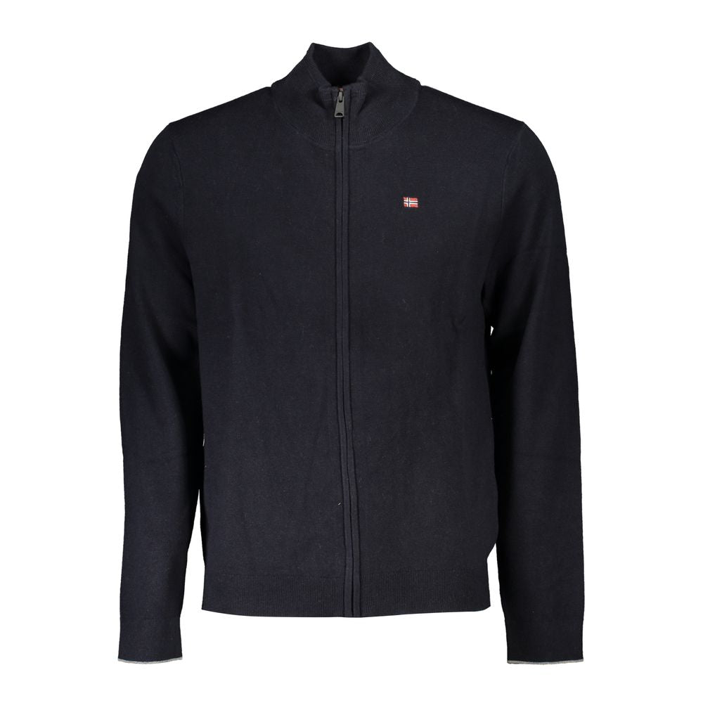 Napapijri Black Fabric Sweater Napapijri