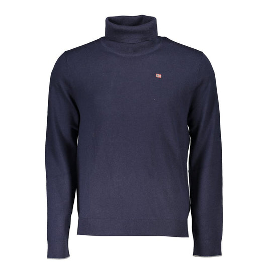Napapijri Blue Fabric Sweater Napapijri