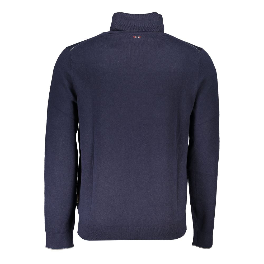 Napapijri Blue Fabric Sweater Napapijri