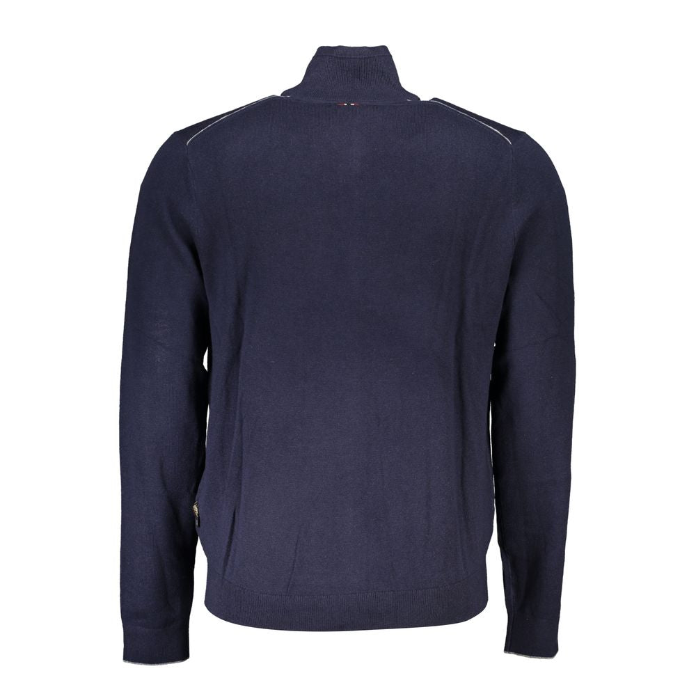 Napapijri Blue Fabric Sweater Napapijri