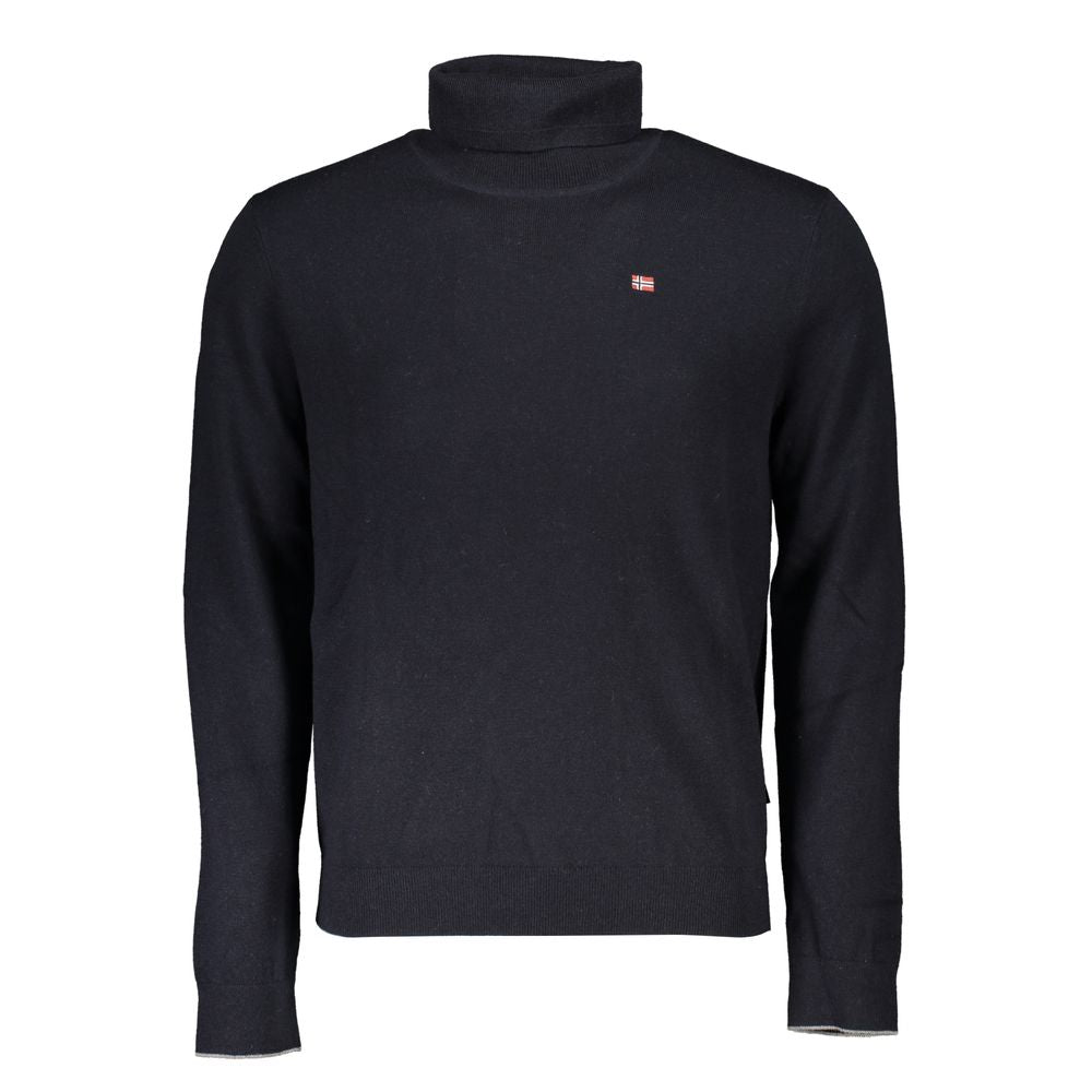 Napapijri Black Fabric Sweater Napapijri
