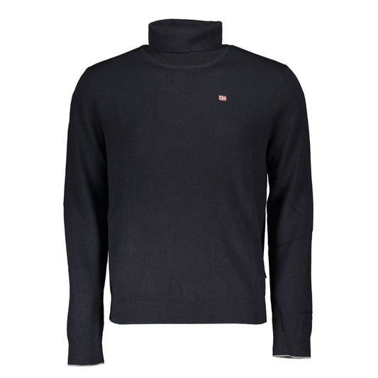 Napapijri Black Fabric Sweater Napapijri