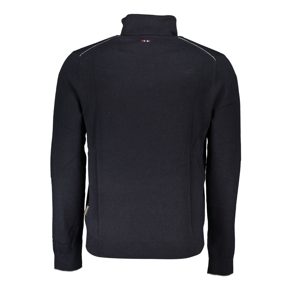Napapijri Black Fabric Sweater Napapijri
