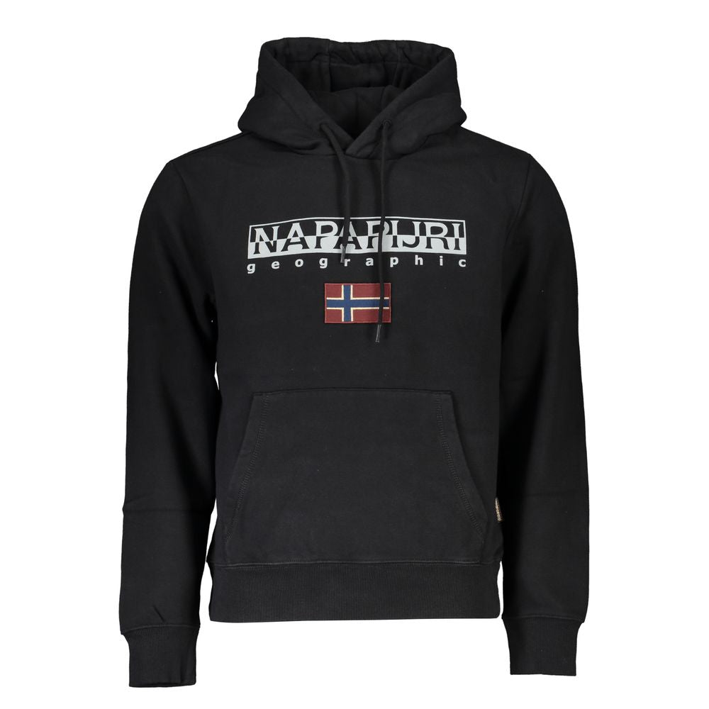 Napapijri Black Cotton Sweater Napapijri