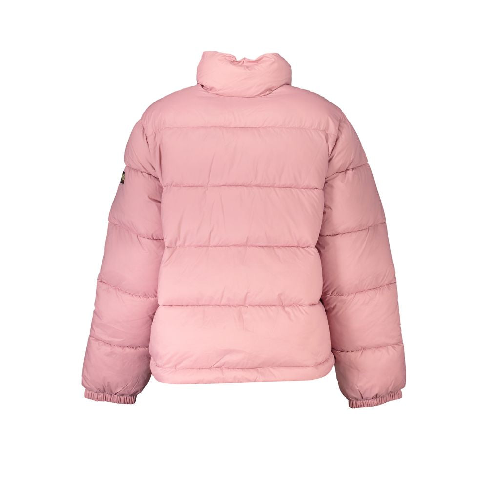 Napapijri Pink Polyamide Jackets & Coat Napapijri