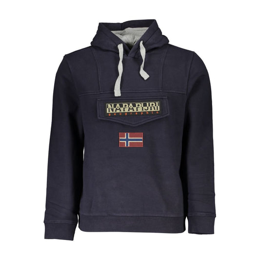 Napapijri Blue Cotton Sweater Napapijri