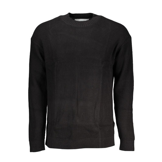 Calvin Klein Black Cotton Sweater Calvin Klein