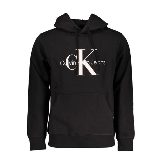 Calvin Klein Black Cotton Men Sweater Calvin Klein