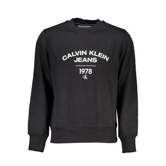 Calvin Klein Black Cotton Sweater Calvin Klein