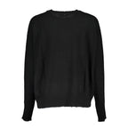 Black Tessuto women’s sweater by Patrizia Pepe featuring a cozy knit fabric, long sleeves, and a stylish, fitted design.