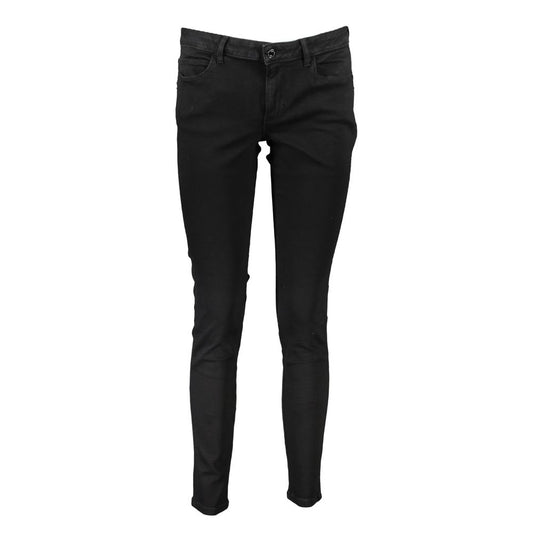 Guess Jeans Black Cotton Jeans & Pant Guess Jeans