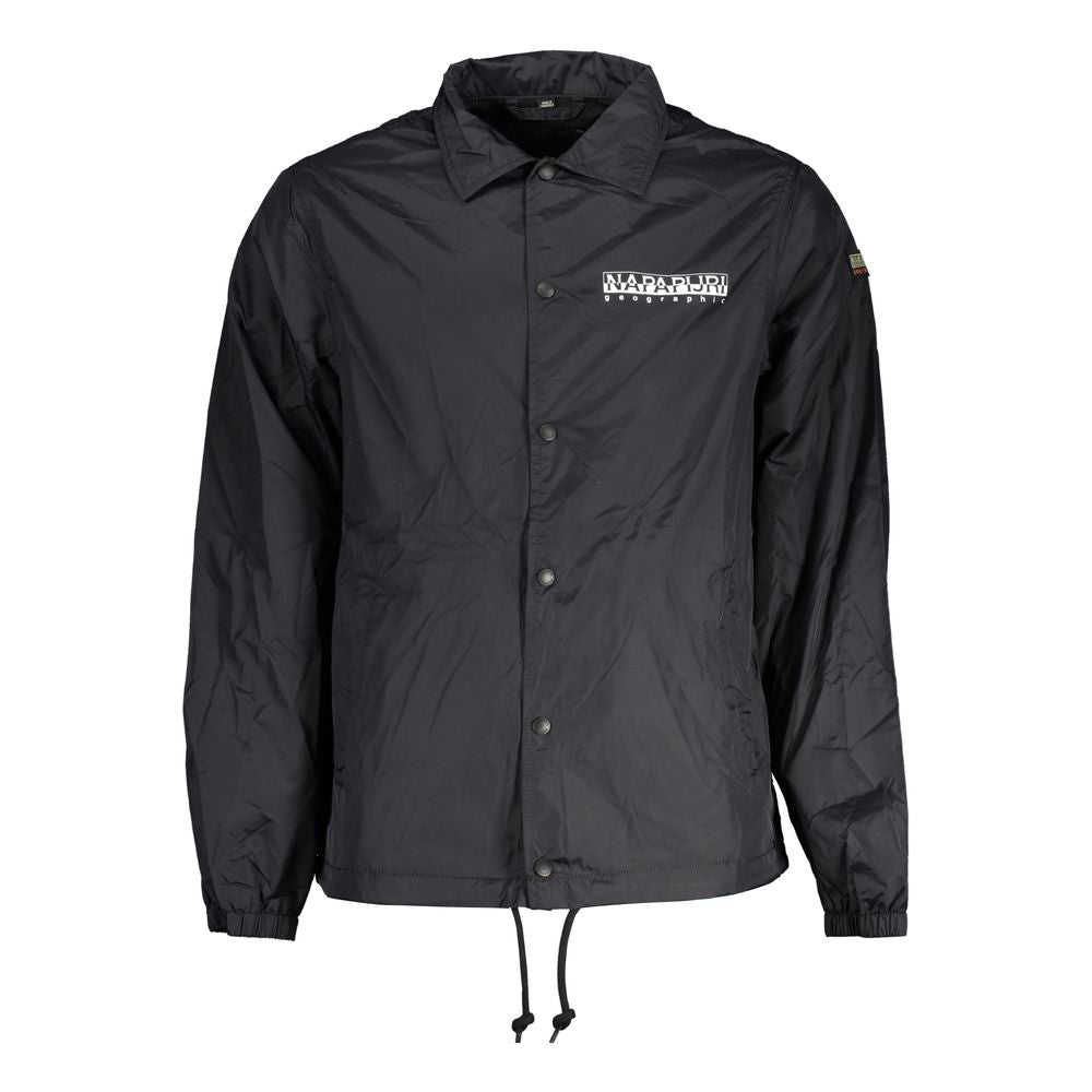 Napapijri Black Polyester Jacket Napapijri