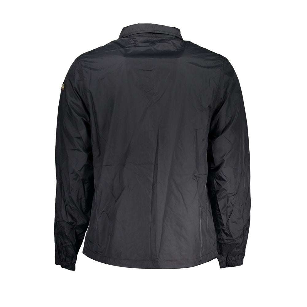 Napapijri Black Polyester Jacket Napapijri