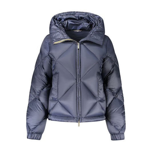 K-WAY Blue Polyester Jackets & Coat K-WAY