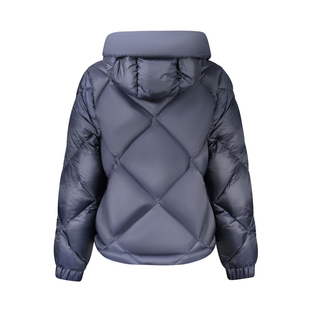 K-WAY Blue Polyester Jackets & Coat K-WAY