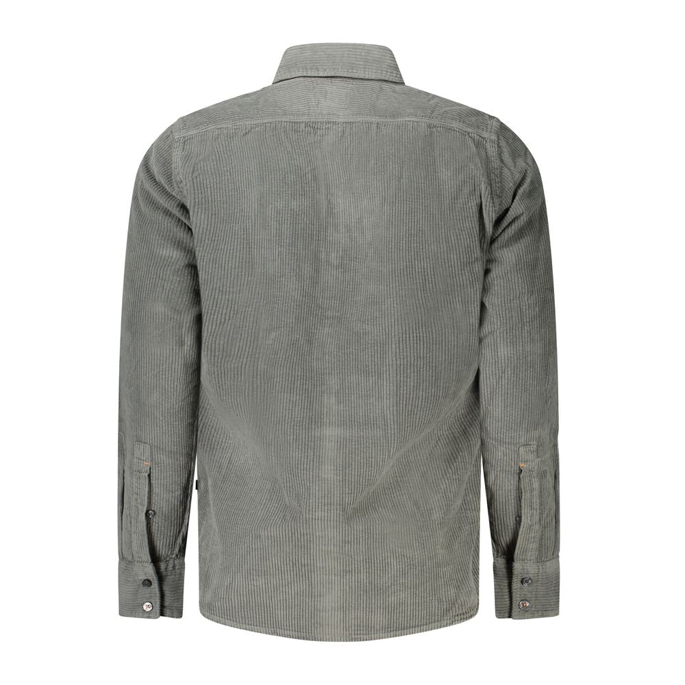 Hugo Boss Green Cotton Shirt Hugo Boss