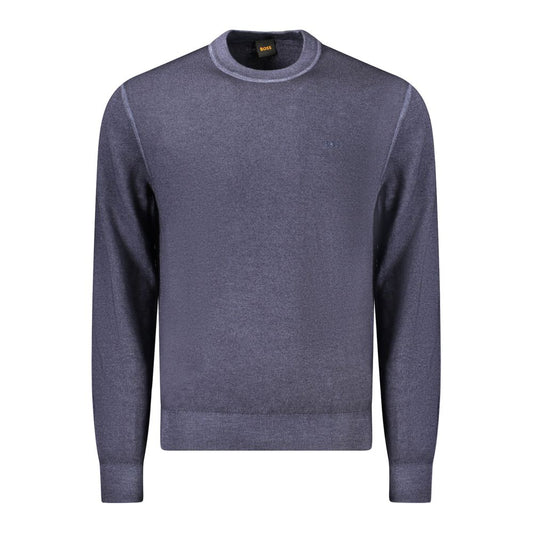 Hugo Boss Blue Wool Sweater Hugo Boss
