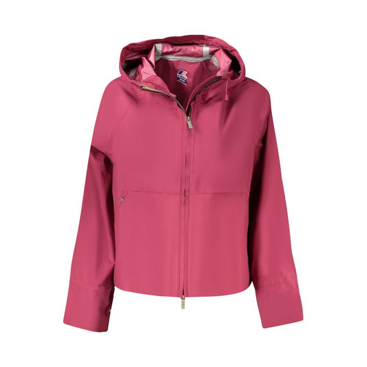 K-WAY Purple Polyester Jackets & Coat K-WAY