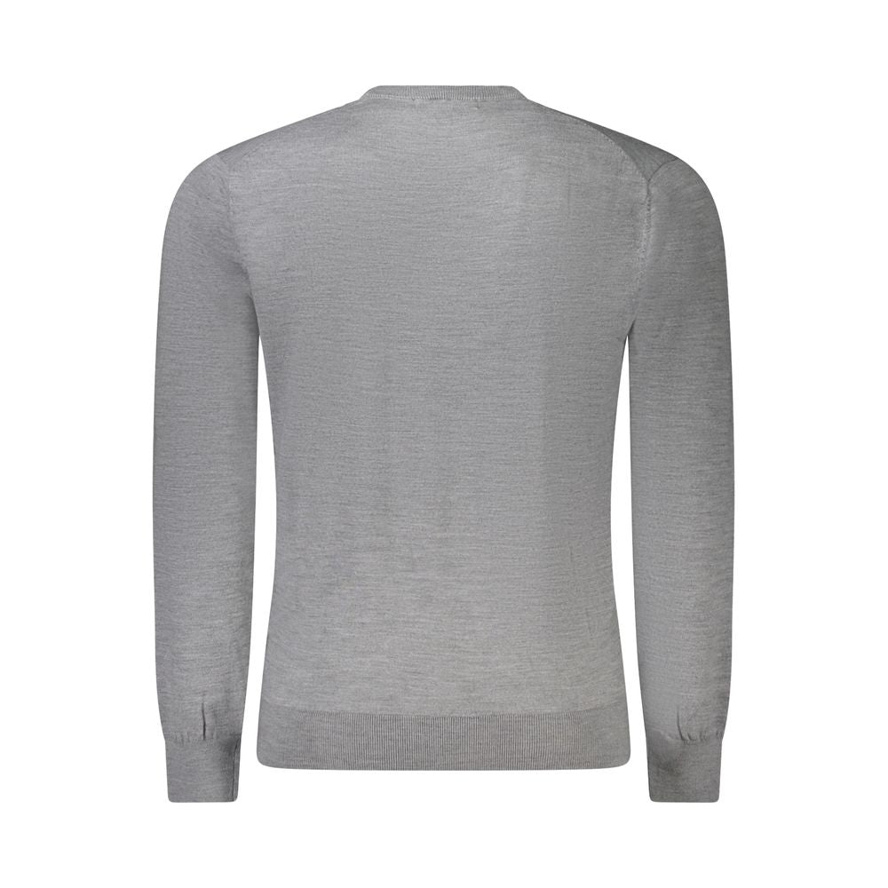 Guess Jeans Gray Wool Sweater Guess Jeans
