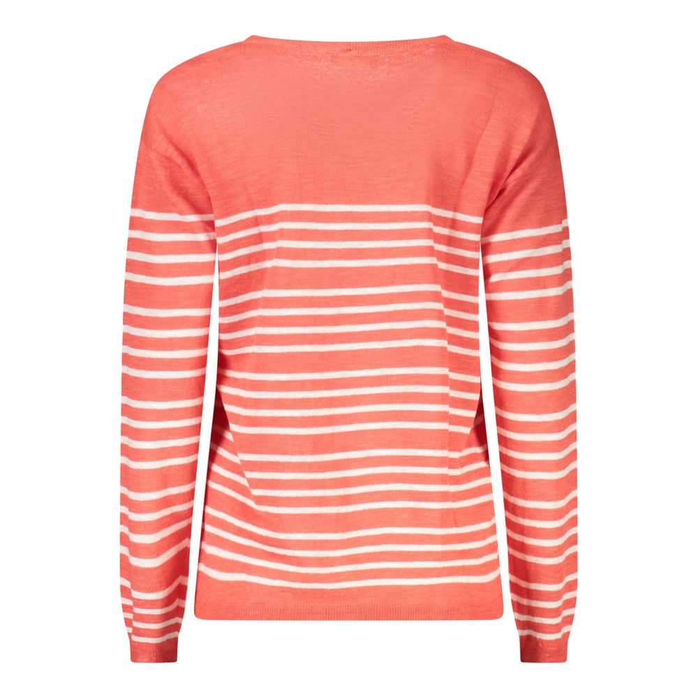 North Sails Rosso linen women's sweater, lightweight and stylish, showing the soft fabric and fitted design.