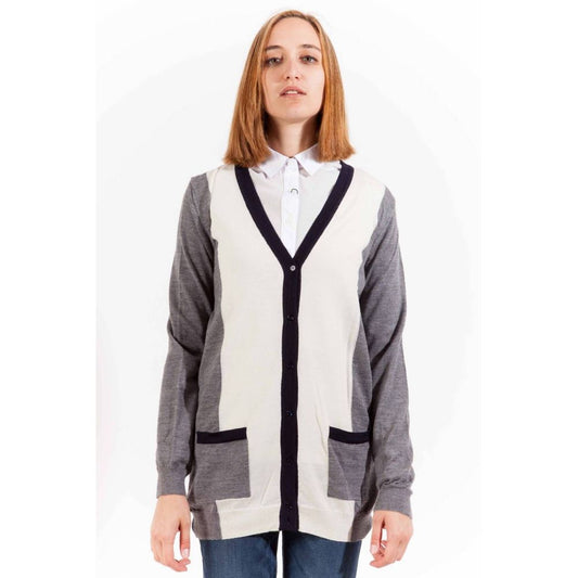 Gant Grigio Wool Women Cardigan Gant