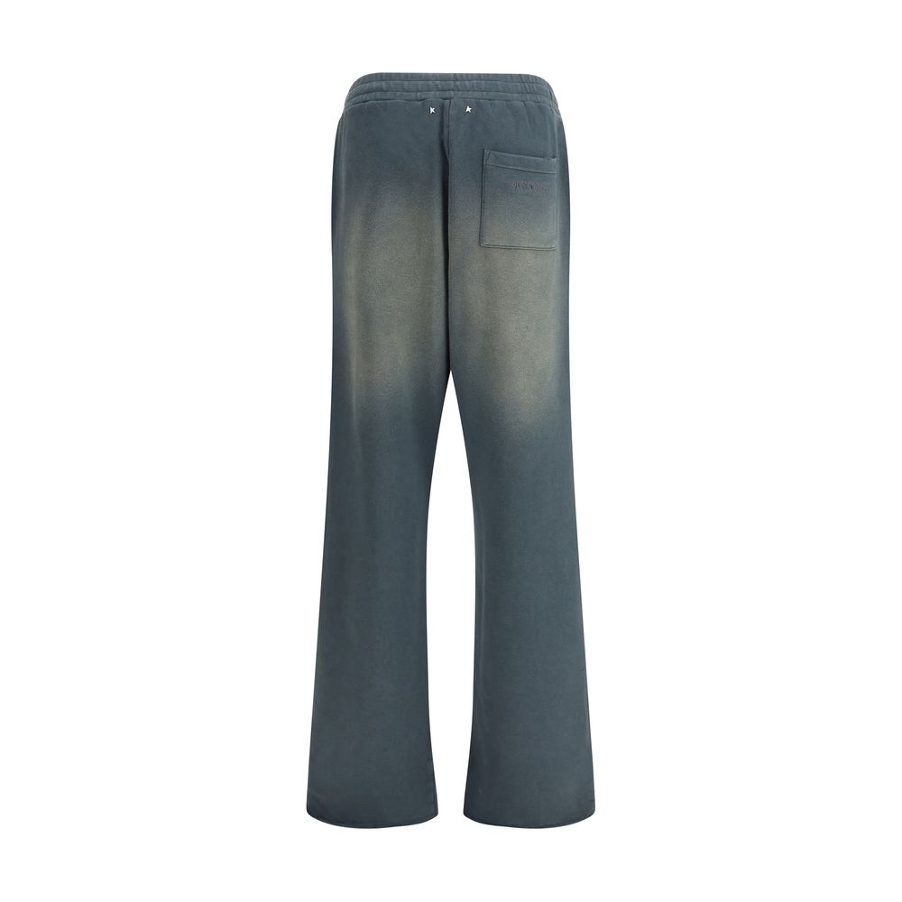 Golden Goose Blue Cotton Casual Pants Golden Goose