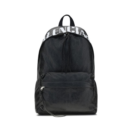 Balenciaga Crinkle Effect Backpack Balenciaga