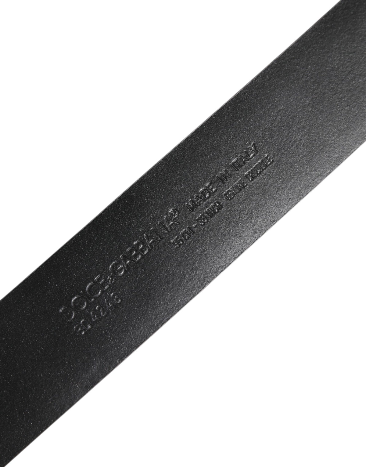 Dolce & Gabbana Black Exotic Leather DG Logo Buckle Belt - Eljoys Fashion 